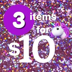 🦄 3 for $10 🦄 All Items Marked with 🦄!